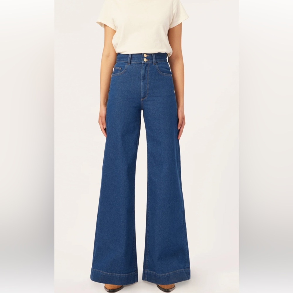 DL1961 Hepburn High-Rise Wide-Leg Jeans